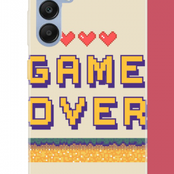 Samsung Galaxy A25 Uyumlu game over UV Baskılı Silikon Kılıf