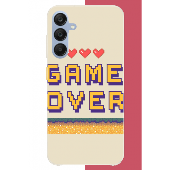 Samsung Galaxy A25 Uyumlu game over UV Baskılı Silikon Kılıf