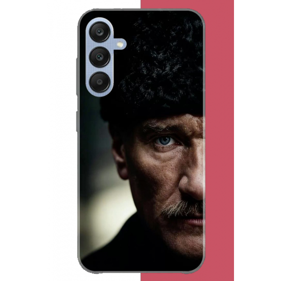 Samsung Galaxy A25 Uyumlu Atatürk4 UV Baskılı Silikon Kılıf