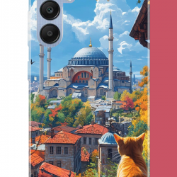 Samsung Galaxy A25 Uyumlu Ayasofya1 UV Baskılı Silikon Kılıf