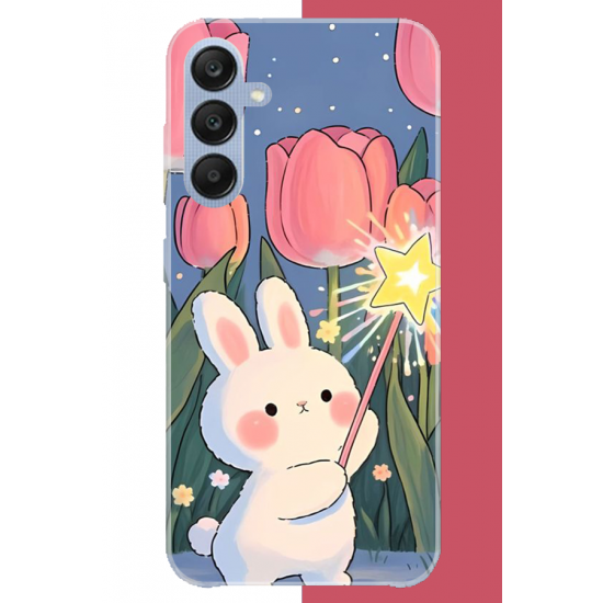 Samsung Galaxy A25 Uyumlu peluş tavşan UV Baskılı Silikon Kılıf Samsung Galaxy A25 Uyumlu peluş tavşan UV Baskılı Silikon Kılıf
