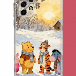 Samsung Galaxy A32 Uyumlu Winnie The Pooh2 UV Baskılı Silikon Kılıf
