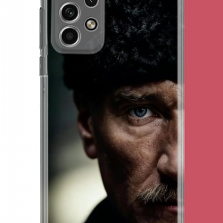 Samsung Galaxy A32 Uyumlu Atatürk4 UV Baskılı Silikon Kılıf