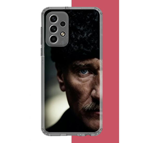 Samsung Galaxy A32 Uyumlu Atatürk4 UV Baskılı Silikon Kılıf Samsung Galaxy A32 Uyumlu Atatürk4 UV Baskılı Silikon Kılıf