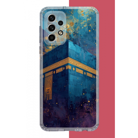 Samsung Galaxy A32 Uyumlu Kabe1 UV Baskılı Silikon Kılıf