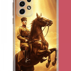 Samsung Galaxy A32 Uyumlu Atatürk5 UV Baskılı Silikon Kılıf