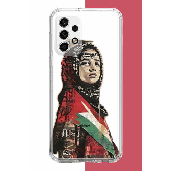 Samsung Galaxy A32 Uyumlu Filistin2 UV Baskılı Silikon Kılıf