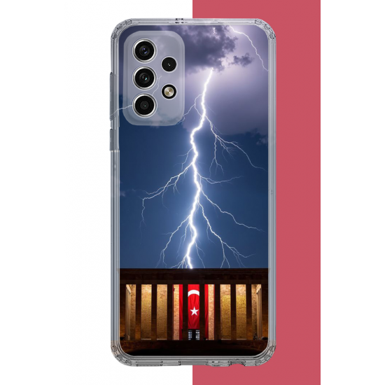 Samsung Galaxy A32 Uyumlu Anıtkabir UV Baskılı Silikon Kılıf