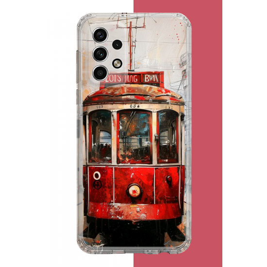 Samsung Galaxy A32 Uyumlu Taksim Tramvay UV Baskılı Silikon Kılıf Samsung Galaxy A32 Uyumlu Taksim Tramvay UV Baskılı Silikon Kılıf