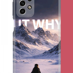 Samsung Galaxy A33 Uyumlu Nihilist Penguen UV Baskılı Silikon Kılıf