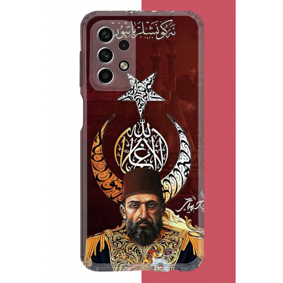 Samsung Galaxy A33 Uyumlu Abdulhamit UV Baskılı Silikon Kılıf