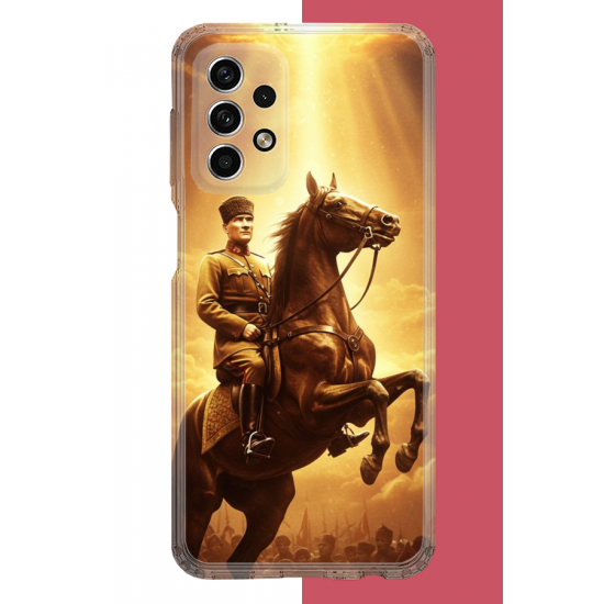 Samsung Galaxy A33 Uyumlu Atatürk5 UV Baskılı Silikon Kılıf