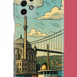 Samsung Galaxy A33 Uyumlu İstanbul UV Baskılı Silikon Kılıf