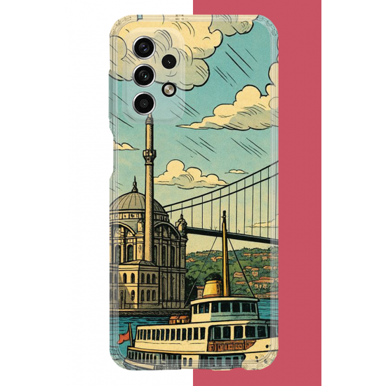 Samsung Galaxy A33 Uyumlu İstanbul UV Baskılı Silikon Kılıf