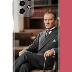 Samsung Galaxy A33 Uyumlu Atatürk6 UV Baskılı Silikon Kılıf