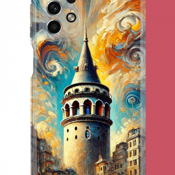 Samsung Galaxy A33 Uyumlu Galata UV Baskılı Silikon Kılıf