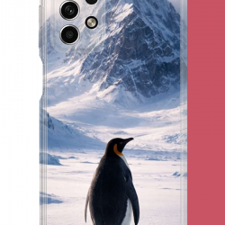 Samsung Galaxy A33 Uyumlu nihilist Penguen2 UV Baskılı Silikon Kılıf