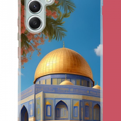 Samsung Galaxy A34 Uyumlu Kudüs3 UV Baskılı Silikon Kılıf