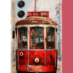 Samsung Galaxy A34 Uyumlu Taksim Tramvay UV Baskılı Silikon Kılıf