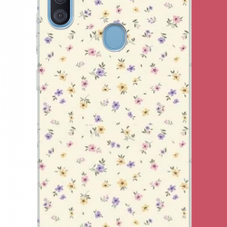 Samsung Galaxy A11-M11 Uyumlu sarı lila çiçek UV Baskılı Silikon Kılıf Samsung Galaxy A11-M11 Uyumlu sarı lila çiçek UV Baskılı Silikon Kılıf