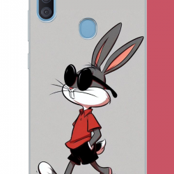 Samsung Galaxy A11-M11 Uyumlu bugsbunny UV Baskılı Silikon Kılıf