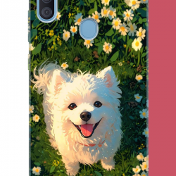 Samsung Galaxy A11-M11 Uyumlu kaniş köpek UV Baskılı Silikon Kılıf