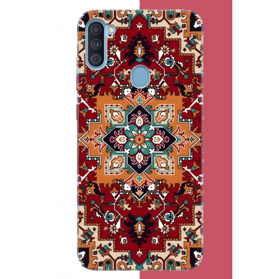 Samsung Galaxy A11-M11 Uyumlu Halı1 UV Baskılı Silikon Kılıf