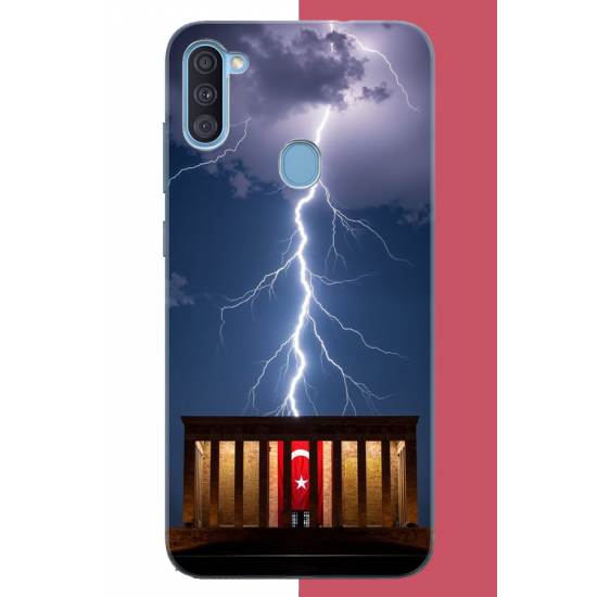 Samsung Galaxy A11-M11 Uyumlu Anıtkabir UV Baskılı Silikon Kılıf