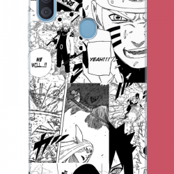 Samsung Galaxy A11-M11 Uyumlu naruto kolaj UV Baskılı Silikon Kılıf Samsung Galaxy A11-M11 Uyumlu naruto kolaj UV Baskılı Silikon Kılıf