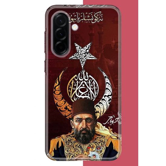 Samsung Galaxy A36 Uyumlu Abdulhamit UV Baskılı Silikon Kılıf