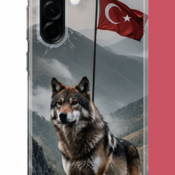 Samsung Galaxy A36 Uyumlu Ulu Kurt UV Baskılı Silikon Kılıf