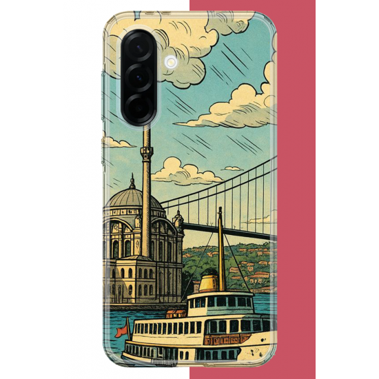 Samsung Galaxy A36 Uyumlu İstanbul UV Baskılı Silikon Kılıf