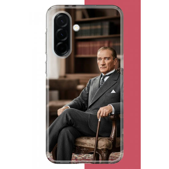Samsung Galaxy A36 Uyumlu Atatürk6 UV Baskılı Silikon Kılıf