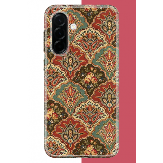 Samsung Galaxy A36 Uyumlu Çini Motif UV Baskılı Silikon Kılıf