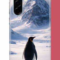 Samsung Galaxy A36 Uyumlu nihilist Penguen2 UV Baskılı Silikon Kılıf