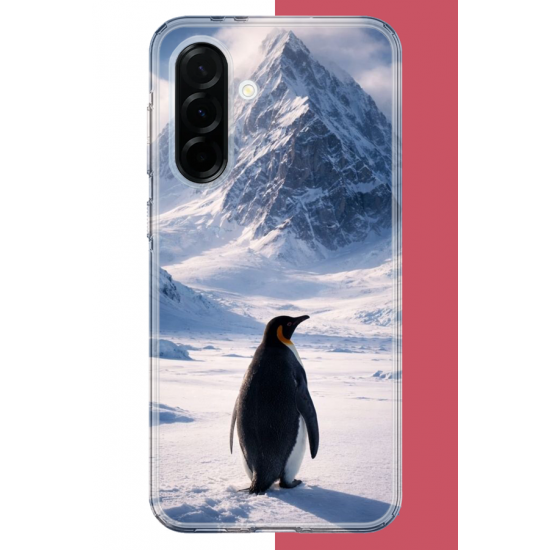 Samsung Galaxy A36 Uyumlu nihilist Penguen2 UV Baskılı Silikon Kılıf