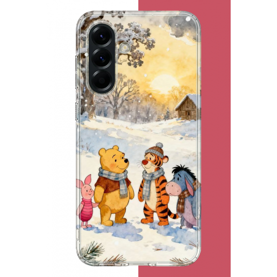 Samsung Galaxy A56 Uyumlu Winnie The Pooh2 UV Baskılı Silikon Kılıf
