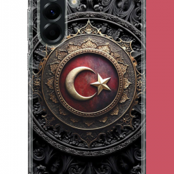 Samsung Galaxy A56 Uyumlu Türk Rozet UV Baskılı Silikon Kılıf
