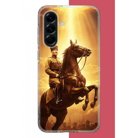Samsung Galaxy A56 Uyumlu Atatürk5 UV Baskılı Silikon Kılıf