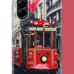 Samsung Galaxy A56 Uyumlu Taksim1 UV Baskılı Silikon Kılıf