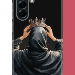 Samsung Galaxy A56 Uyumlu Taç UV Baskılı Silikon Kılıf