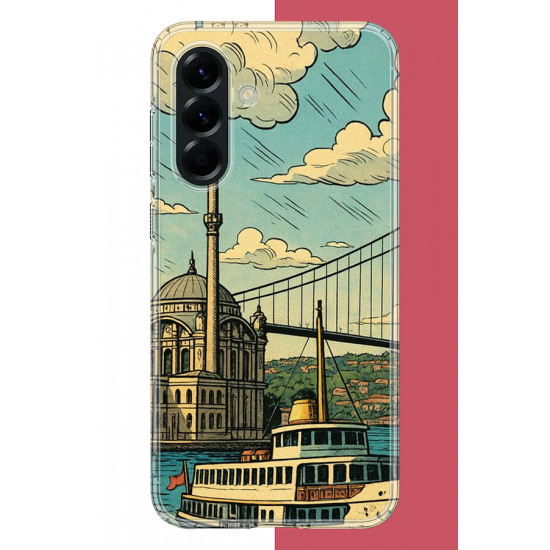 Samsung Galaxy A56 Uyumlu İstanbul UV Baskılı Silikon Kılıf