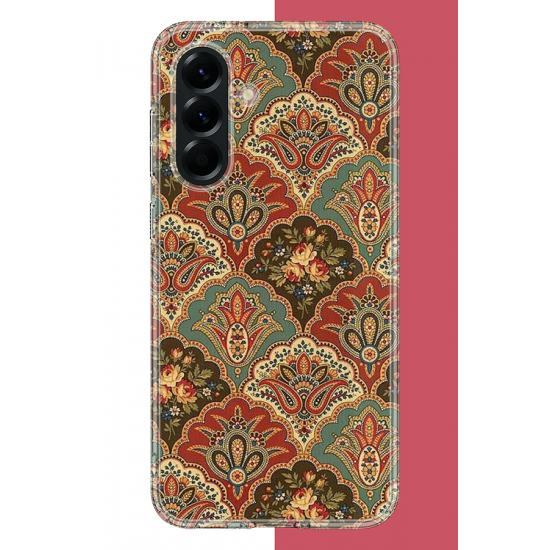 Samsung Galaxy A56 Uyumlu Çini Motif UV Baskılı Silikon Kılıf Samsung Galaxy A56 Uyumlu Çini Motif UV Baskılı Silikon Kılıf