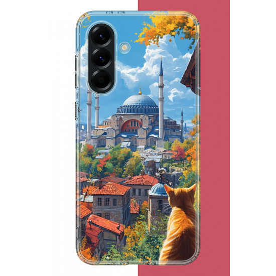 Samsung Galaxy A56 Uyumlu Ayasofya1 UV Baskılı Silikon Kılıf