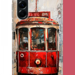 Samsung Galaxy A56 Uyumlu Taksim Tramvay UV Baskılı Silikon Kılıf