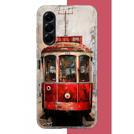 Samsung Galaxy A56 Uyumlu Taksim Tramvay UV Baskılı Silikon Kılıf