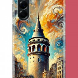 Samsung Galaxy A56 Uyumlu Galata UV Baskılı Silikon Kılıf
