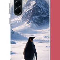 Samsung Galaxy A56 Uyumlu nihilist Penguen2 UV Baskılı Silikon Kılıf