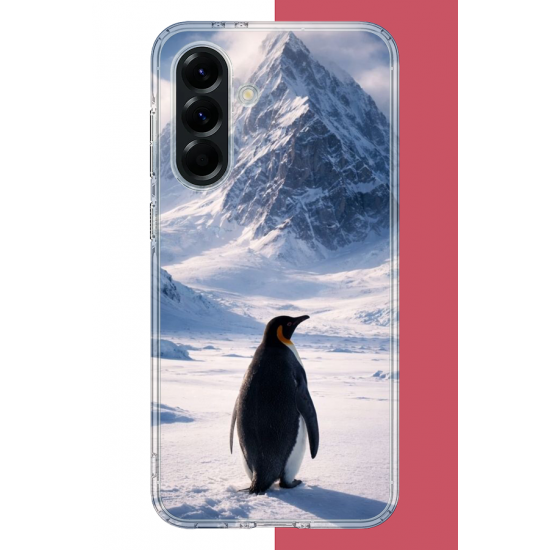 Samsung Galaxy A56 Uyumlu nihilist Penguen2 UV Baskılı Silikon Kılıf