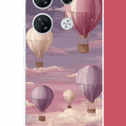 Infinix GT 20 PRO Uyumlu uçan balon UV Baskılı Silikon Kılıf